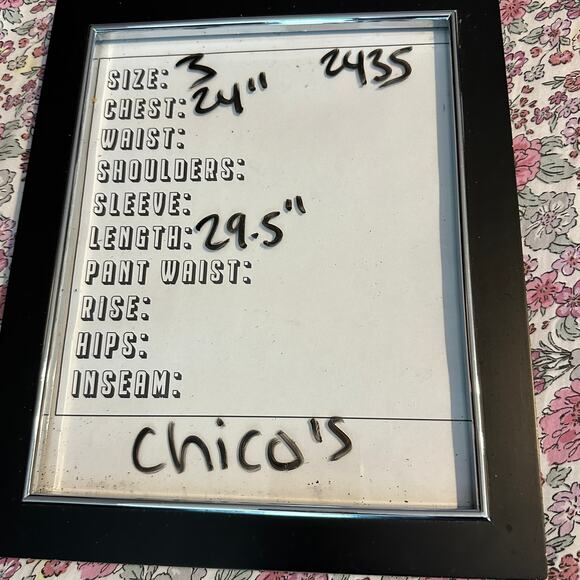 Chicos Travelers Open Knit Sweater 3 XL Fringe Metallic Boho Brown Gray - Picture 7 of 7